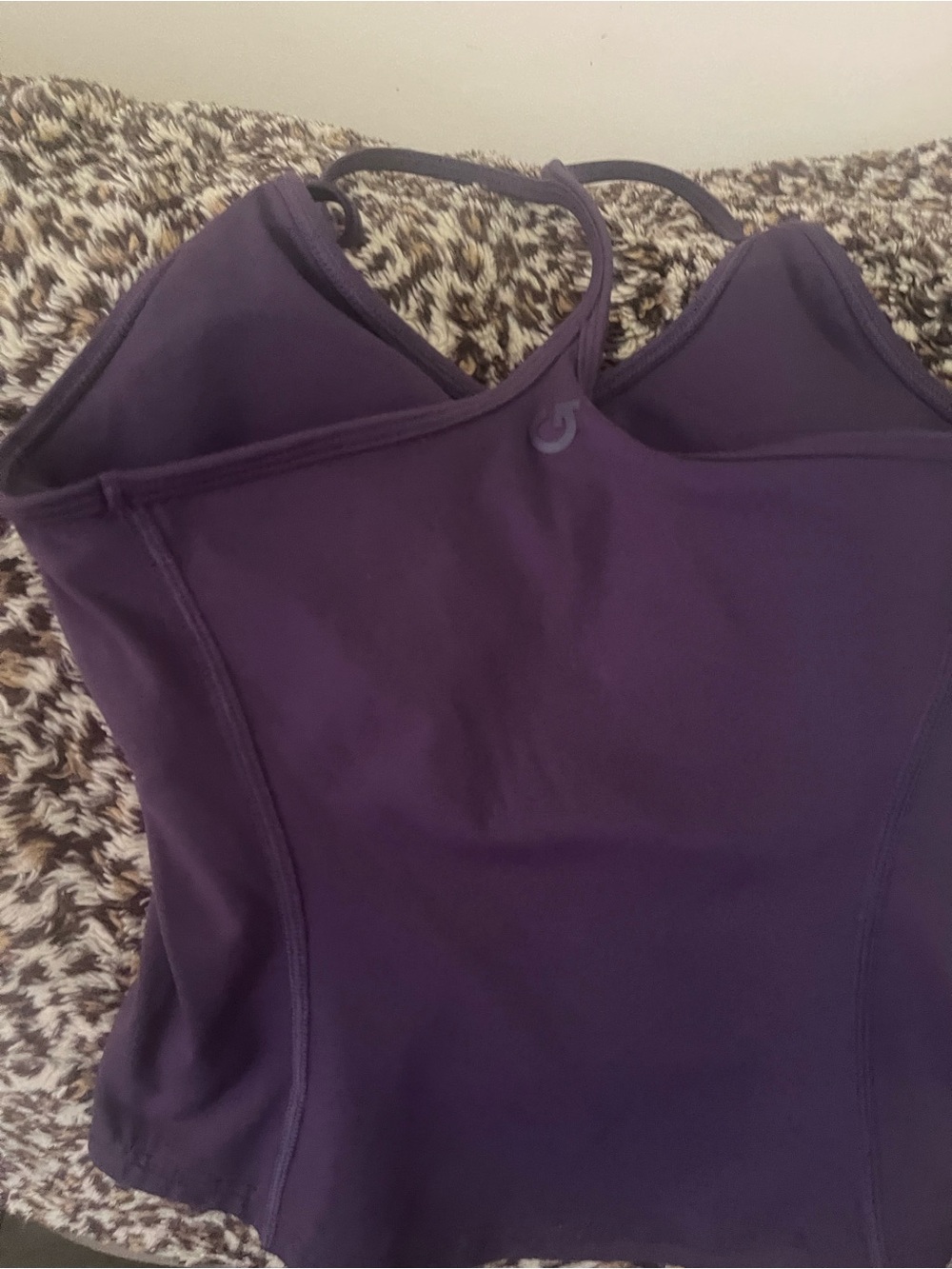 Garage Deep Purple V-Neck Strappy Tank - Picture 7 of 7